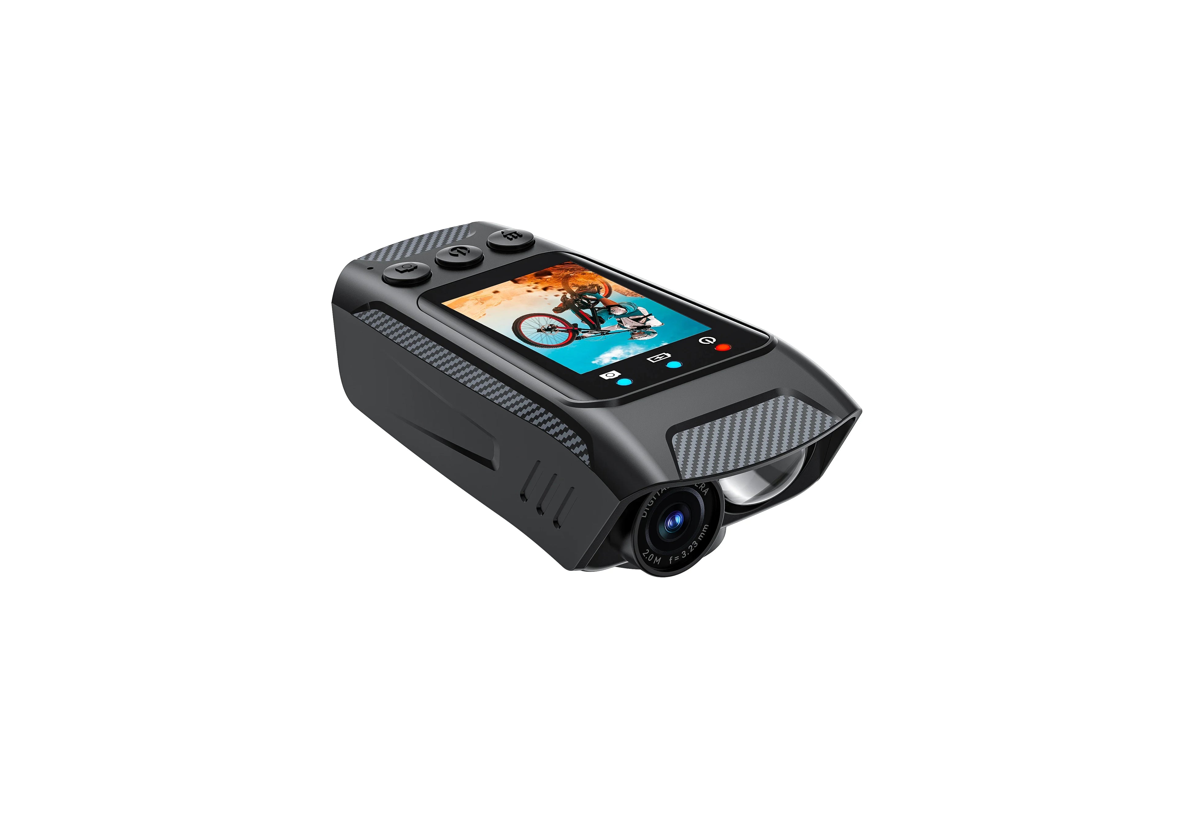 WIFI Action Camera C3pro Helmet Bike Sport Action Camera Video Record 4K Screen EIS Led Light Bicycle Motorcycle Cycling Camera