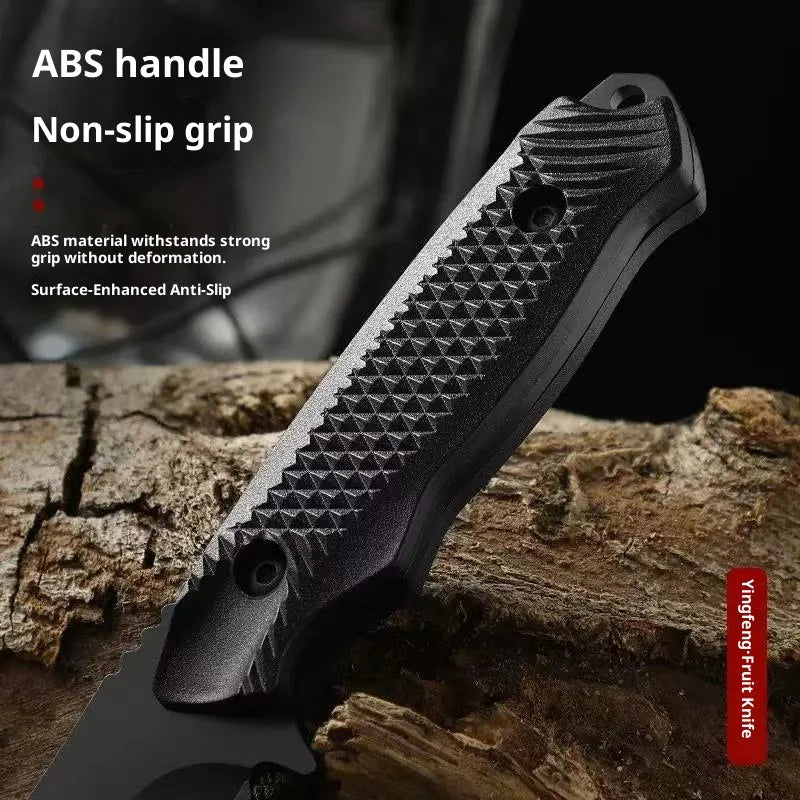 Outdoor Tactical Knife Personal Defense Sharp Diving Utility Knife High Hardness Integrated Dragon Bone Design Survival Tool