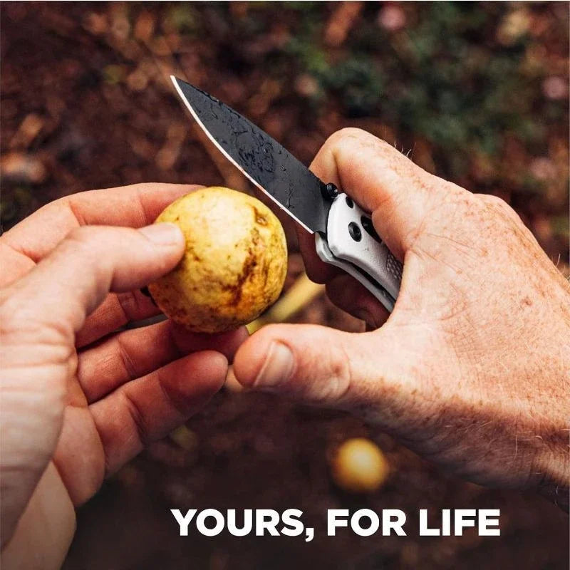 Daily Carry EDC Pocket Knife BM535 CPM20CV Blade Nylon Fiber Handle Essential Emergency Tools for Hiking Adventures Self-defense