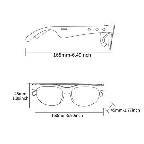 -FDDT TWS Xg88pro Bluetooth Smart Glasses Headphones Audio Hands-Free Call Sport Stereo Sunglasses Headsets Music HD Sound