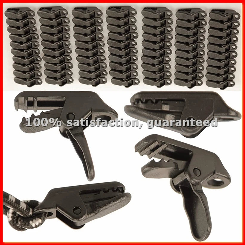 70PCS Camping PC Tent Clips,Awning Tarp Clips, Clamps, Tarp Clips Tent Clips, Tent Fixing Clamps Outdoor-A68X