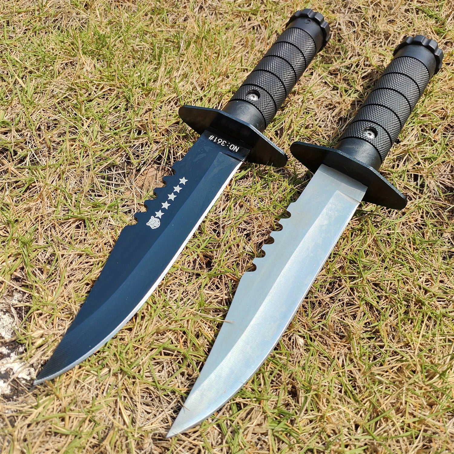 Outdoor Tactical Survival Knife - High Hardness Stainless Steel Fixed Blade with Sheath, Ergonomic Non-Slip Handle for Camping,