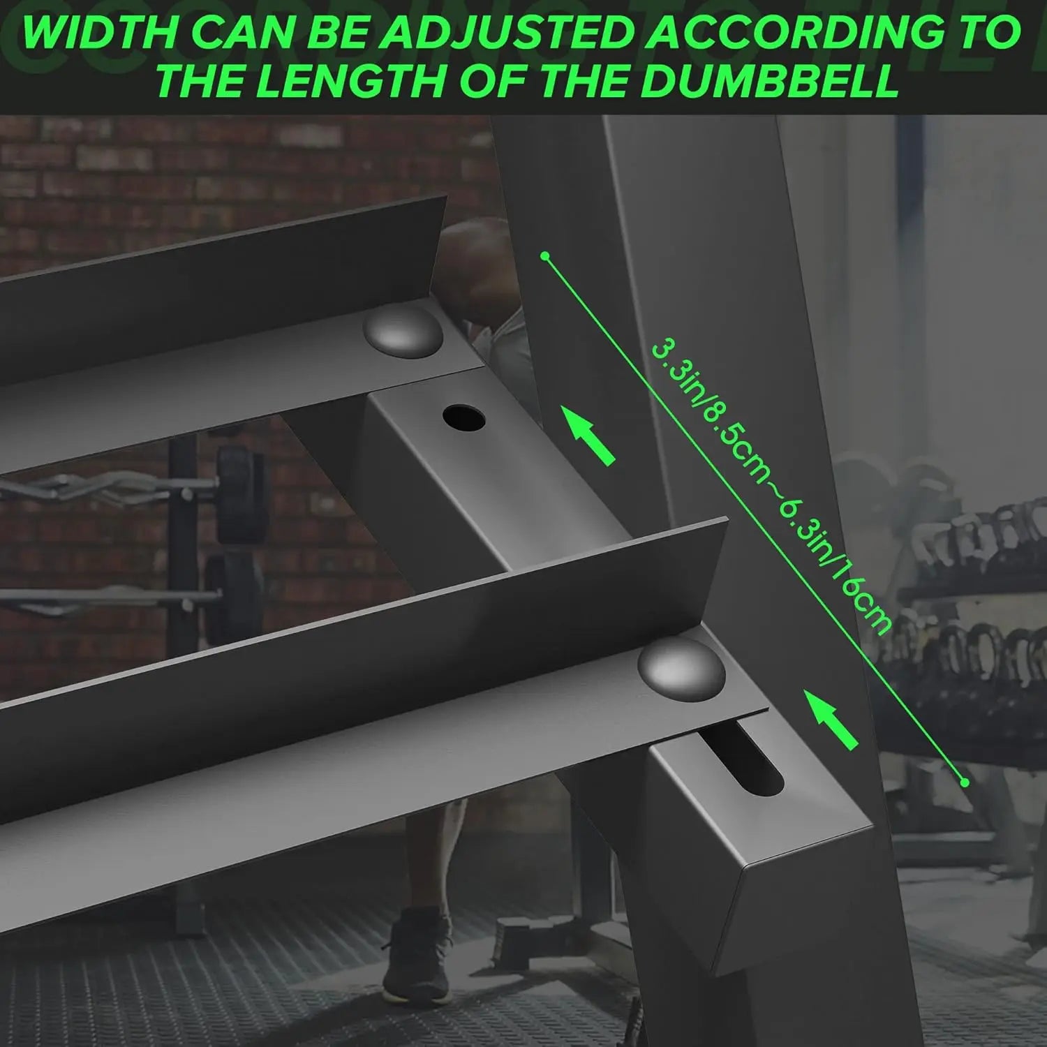 Multifunctional Dumbbell Rack for Home Gym - Heavy-Duty Steel Storage for Weights and Bars